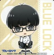 Jinpachi Eshin (SD) original coaster "Blue Rock ×GiGO Collaboration Cafe" menu order special 3rd edition