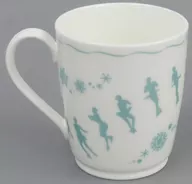 Mao Asada Noritake Mug Green "『 Smile Forever 』 Blu-ray & DVD Release Memorial Mao Asada Fair on Beautiful Ice"