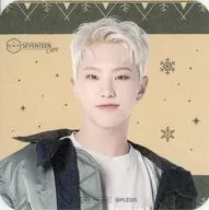 Hoshi original coaster "SEVENTEEN CAFE 2022 ～ WINTER CAMPING ～" drink order bonus first half