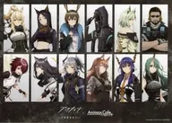 Collection A4 paper luncheon mat "Ark Night's Reimei Prelude / PRELUDE TO DAWN×Animax Cafe +" collaboration cafe use bonus