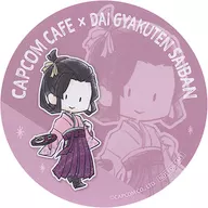 "CAPCOM CAFE× sato (Grande Julgamento de Reversão) Montanha-russa" CAPCOM Grande Julgamento de Reversão / Grande Julgamento de Reversão "Original Drink Order Privilege