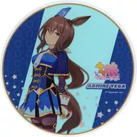 Admire VEGA Acrylic Coaster "Uma Musume Pretty Derby ×Gratte animatecafe" Menu Order Special Bonus B Group