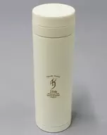 Kyosuke icehouse ×WOWOW Slim Thermo Stainless Bottle (White)