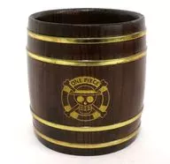 [A la Carte] Logo Wooden Barrel Jug "ONE PIECE x Nippon Ham" Let's enjoy eating! Present Campaign B Course Winner