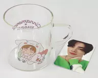 シャオジュン×シナモロール グラスカップセット 「NCT×サンリオキャラクターズ」 SMTOWN＆STOREグッズ