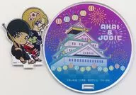 Hidekazu Akai & Jodie / Sterling Acrylic Stand Coaster Summer Festival ver. "CASE CLOSED Osaka Castle Honjin SPECIAL SHOP"