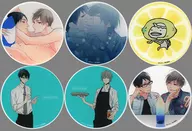 6-Type Set Acrylic Coaster "Kei Ichikawa Gallery & Cafe Aozora Cafe Revival" Target Menu Order Bonus