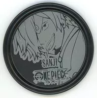 Sanji Aluminum Coaster "ONE PIECE Premier Summer 2015" Universal Studios Japan Sanji Pirate Restaurant Drink Purchase benefits