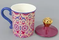 ANNA SUI Mug Retro Flower Beige with Lid