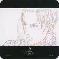Paul von Obeelstein Original Film Coaster "LEGEND OF THE GALACTIC HEROES Die Neue These Scheming ×DINING CAFE ISERLOHN FORTRESS" Showing Commemorative Ticket and Present Campaign