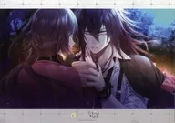 星野市香＆榎本峰雄(夜) A3ペーパーランチョンマット 「Collar×Malice×otomate garden」 入場特典