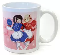 Nishikigi Senzoku & Inoue Takina (Patissiere de invierno) taza "Ricoliss Lipling ~ White Palette ~ in atré Akihabara"