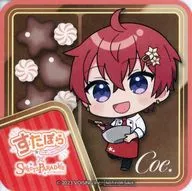Coe. オリジナルコースター(SDキャラver) 「すたぽら×SWEETS PARADISE」 コラボメニュー注文特典
