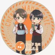 安達清＆黒沢優一(ウェイター) コースター 「30歳まで童貞だと魔法使いになれるらしい チェリまほカフェ」 コラボメニュー注文特典