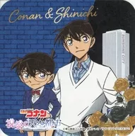 江戸川コナン＆工藤新一 オリジナルコースター 「名探偵コナン×サンシャインシティ 祝祭の天空都市(サンシャインシティ)」 レストランフェア特典 第2弾