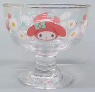 [A la Carte] My Melody Dessert Glass "Sanrio Character Cactus White Peach Jelly with Dessert Glass" Included item limited to FamilyMart