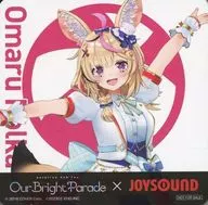 Omaru Polka's original coaster "Virtual YouTuber Hololive hololive 4th fes. Our Bright Parade×JOYSOUND" first drink menu order bonus
