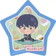 Kenshin Kagemitsu's original coaster "Wangpac! Tsurugi Ranmai CAFE No. 3" target menu order bonus