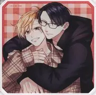 Kaede & Rito Acrylic Coaster "Comic Intellectual Yakuza : Embrace and Love, Never let go!" gross Studio Paid bonus