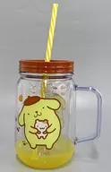 Pomu Pomu Pudding Clear Jar Mug "Sanrio Character Connectors"