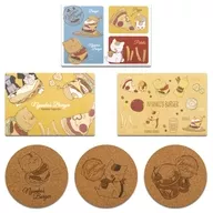 全6種セット ランチョンマット・コースターアソート 「一番くじ 夏目友人帳 ニャンコ先生バーガー」 E賞