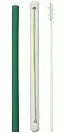 Green Reusable Straw & Silicone Case "Starbucks Coffee"