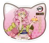 Kanro-ji Temple Mitsuri-Neko-Shaped Acrylic Coaster "Demon Slayer: Kimetsu no Yaiba in Namja town ~ Ikoi-no-Sato Tour ~" Soft Drink Order Bonus with Neko-Shaped Acrylic Coaster