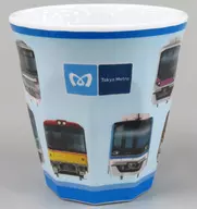 Melamine Cup CG Blue Tokyo Metro (Tokyo Metro) Goods