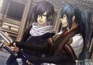 Ryunosuke Ibuki & Saito Isshi A3 Luncheon Mat "Hakuoki Shinkai Reimei Roku ×otomate Garden" First Half Food and Desert Order Special