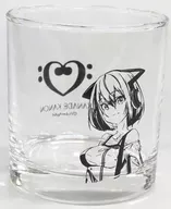花奏 Kanon Scotch bourbon rock glass "Virtual YouTuber Buoy Apa 花奏 Kanon Birthday Commemorative Goods 2020"