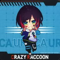 可乐饼(变形)宣传赠品杯垫CRAZY RACCOON烤/附宣传赠品的饮料注文特典