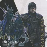 "Final Fantasy XVI×SQUARE ENIX CAFE Second Edition" Original Montanha-Russa de Barnabas Salm/Odin "Final Fantasy" ENIX CAFE "Drink Order Privilege