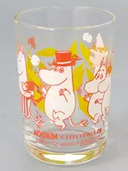 ムーミン一家＆フローレン MOOMIN 食べてそろえて♪ カラフルミニグラス 「ムーミン×ロッテリア 『HELLO!』ロッテリアキャンペーン 第2弾」 対象バーガーセット購入特典