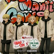 Entrance privilege of the original coaster "Tokyo Revengers Collaboration Cafe 『 Hang Out 』 in Live Cafe Mixa" with visual use of Tokyo Manjikai painting.