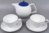 "LEGEND OF THE GALACTIC HEROES Die Neue These× Mitsukoshi" Tea Set (White x Blue) with Comfort tea set of Jan and Julian "