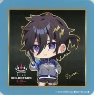 奏手 Izuru original coaster "Virtual YouTuber Holosters CLUB HOLOSTARS in E-DINER" collaboration menu order bonus