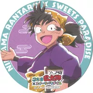 Original coaster by Ichiro 浜守 "Nintama Rantaro ×SWEETS PARADISE" collaboration menu order special