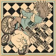 Chibi Goku x Pomu Pomu Purin Wood Coaster "Saiyuki x Sanrio Character Connectors POP SHOP"