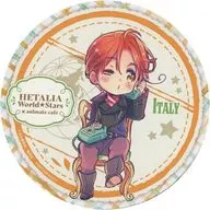 イタリア コースター 「ヘタリア World★Stars×animate cafe」 コラボメニュー注文特典