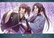 Hijikata Toshizo & Hachiro Iba A3 paper luncheon mat "Hakuoki 15th anniversary Hakuoki Sakurahana 詳伝 x Otometo Garden" 4th edition / Tsukikage no Sho / Ginboshi no Sho food menu order bonus