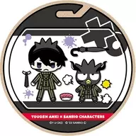 No 陀野 Unattended x Bad Badtz-maru Wood Coaster Mini Character ver. "Togen Gaki x Sanrio Character Cheater's PremiumShop"