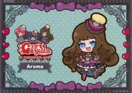 Kurosu Aroma (Mini Character / dress) A4 paper luncheon mat "idol Land PriPara Single Cafe Series 3rd ガァルマゲドン in Prism Stone Cafe" food and sweets menu order privilege