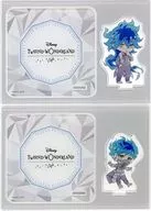 全2種セット アクリルスタンドコースター＜イグニハイド寮＞ 「ディズニー ツイステッドワンダーランド×OH MY CAFE(2023)」 ドリンクメニュー有償特典