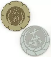 Tojo Kai & Hirose-ike Daimon Rubber Coaster (2 set) "PS4 Soft Yakuza 6 Lifetime Poetry" WonderGOO Reservation Benefits