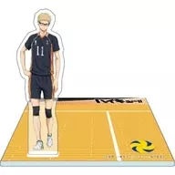 月島蛍 アクリルスタンドコースター 「ハイキュー!!」