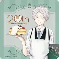 Kishi Natsume (Cafe) original coaster "Natsume's BOOK of FRIENDS 20th Collaboration Cafe" first half menu order special