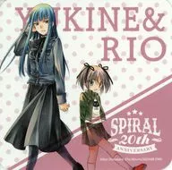 雨苗雪音＆竹内理緒 オリジナルコースター 「スパイラル ～推理の絆～ 生誕20周年記念カフェ」 コラボメニュー注文特典 後半