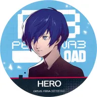 主人公 ノベルティコースター 「GiGOのたい焼き×ペルソナ3 リロード」 ペルソナ3 リロード焼き・ノベルティ付きドリンク注文特典