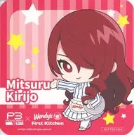 Mikaku Kirijo's original coaster "PERSONA 3 Reload × Wendy's First Kitchen" collaboration menu order bonus