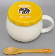 Yellow Morocco Yogurt Mug Cup & Spoon Set